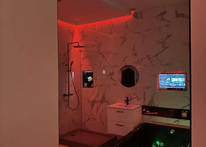 Zen L Amaryllis Jacuzzi Tv Integree Clim Wifi Centre Arrivee Autonome 24h24 Guest house 3*